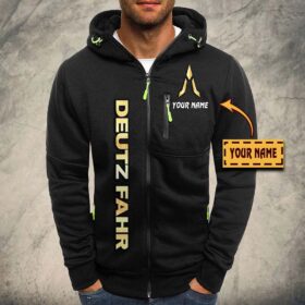 Veste à capuche zippée Deutz-Fahr