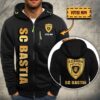 Veste à capuche zippée Sporting Club di Bastia