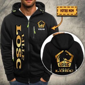 Veste à capuche zippée LOSC Lille