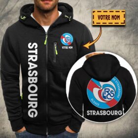 Veste à capuche zippée RC Strasbourg Alsace