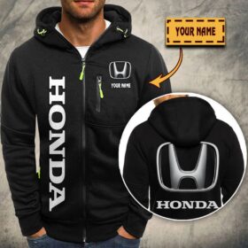 Veste à capuche zippée Honda