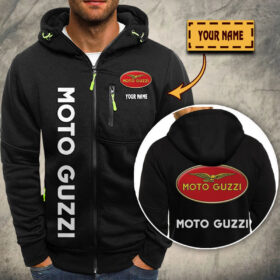 Veste à capuche zippée Moto Guzzi