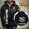Veste à capuche zippée Suzuki Blue