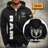 Veste à capuche zippée Ram Truck