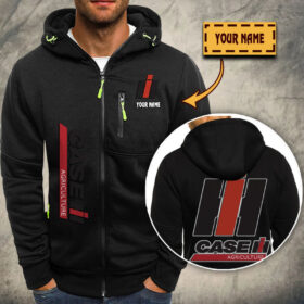 Veste à capuche zippée Case IH
