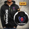 Veste à capuche zippée Scania