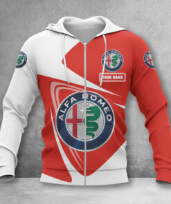 Hoodie zippé Alfa Romeo Red