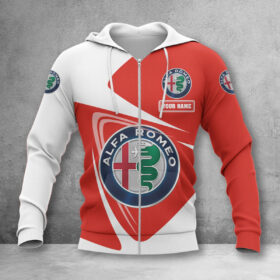 Hoodie zippé Alfa Romeo Red