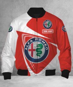 Blouson bomber Alfa Romeo Red