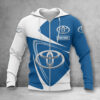 Hoodie zippé Toyota Blue