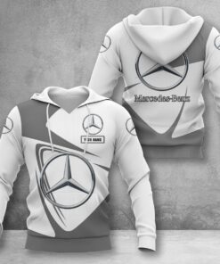 Sweat à capuche Mercedes-Benz White