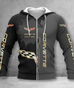 Hoodie zippé Corvette C6