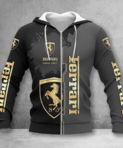 Hoodie zippé Ferrari