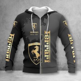 Hoodie zippé Ferrari