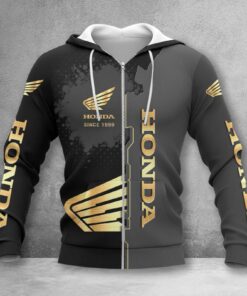 Hoodie zippé Honda Motorcycle