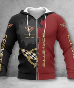 Hoodie zippé Corvette C5