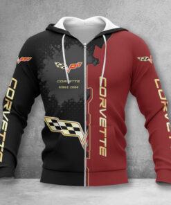 Hoodie zippé Corvette C6
