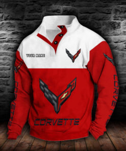 Sweat-shirt à col boutonné Chevrolet Corvette