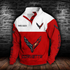 Sweat-shirt à col boutonné Chevrolet Corvette