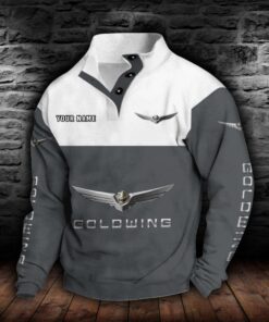 Sweat-shirt à col boutonné Honda Gold Wing