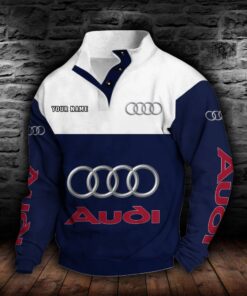 Sweat-shirt à col boutonné Audi