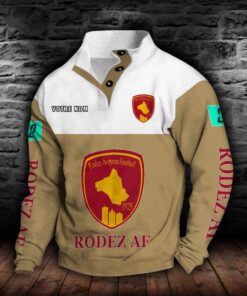 Sweat-shirt à col boutonné Rodez Aveyron Football