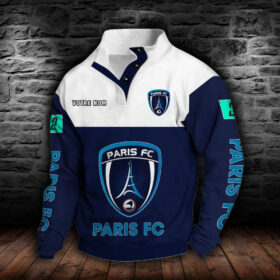 Sweat-shirt à col boutonné Paris FC