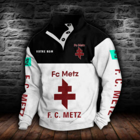 Sweat-shirt à col boutonné FC Metz