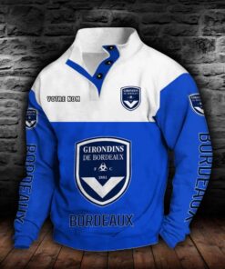 Sweat-shirt à col boutonné Girondins de Bordeaux