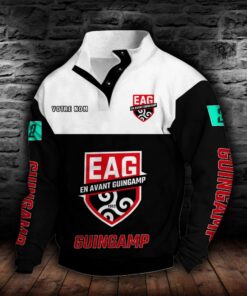Sweat-shirt à col boutonné En Avant Guingamp