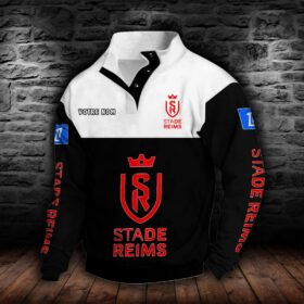 Sweat-shirt à col boutonné Stade de Reims