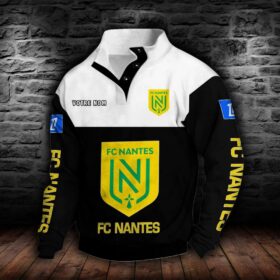 Sweat-shirt à col boutonné FC Nantes