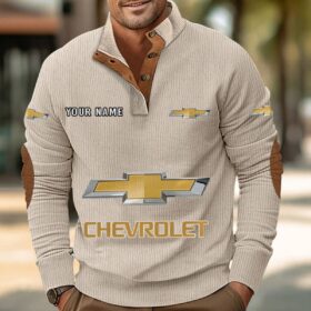 Sweat-shirt pour homme sans capuche Chevrolet