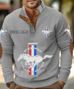 Sweat-shirt pour homme sans capuche Ford Mustang