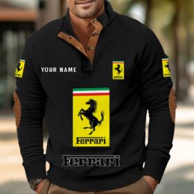 Sweat-shirt pour homme sans capuche Ferrari