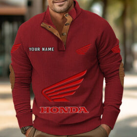 Sweat-shirt pour homme sans capuche Honda Motorcycle