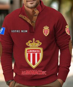Sweat-shirt pour homme sans capuche AS Monaco