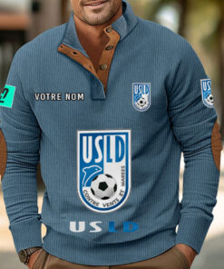 Sweat-shirt pour homme sans capuche USL Dunkerque