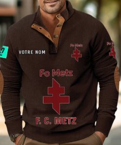 Sweat-shirt pour homme sans capuche FC Metz