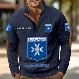 Sweat-shirt pour homme sans capuche AJ Auxerre