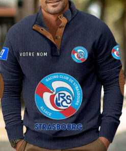 Sweat-shirt pour homme sans capuche RC Strasbourg Alsace