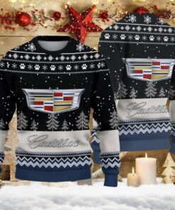 Pull de Noël moche Cadillac – Ugly Christmas Sweater