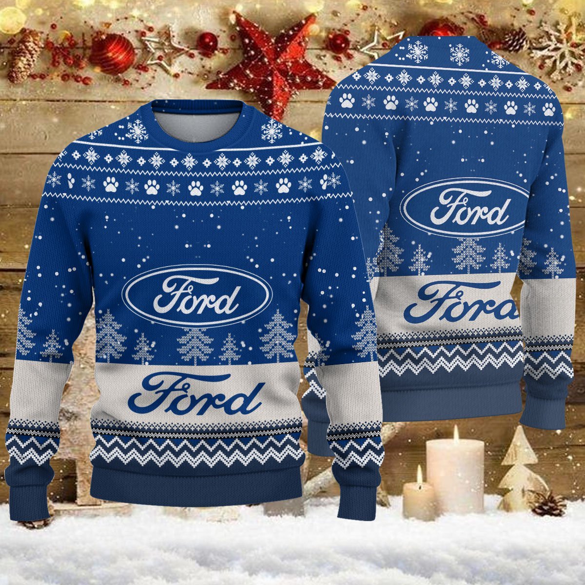Pull de Noël moche Ford – Ugly Christmas Sweater