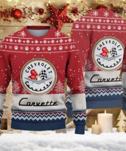 Pull de Noël moche Corvette C1 – Ugly Christmas Sweater