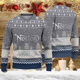 Pull de Noël moche Norton Motorcycles – Ugly Christmas Sweater