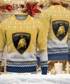 Pull de Noël moche Lamborghini – Ugly Christmas Sweater