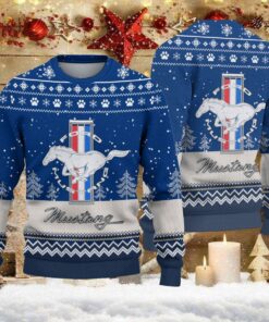 Pull de Noël moche Ford Mustang – Ugly Christmas Sweater