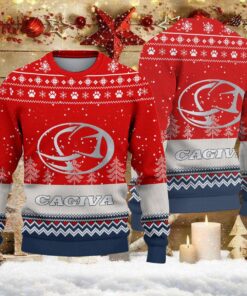 Pull de Noël moche Cagiva Motorcycles - Ugly Christmas Sweater
