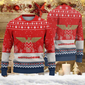 Pull de Noël moche Moto Morini – Ugly Christmas Sweater