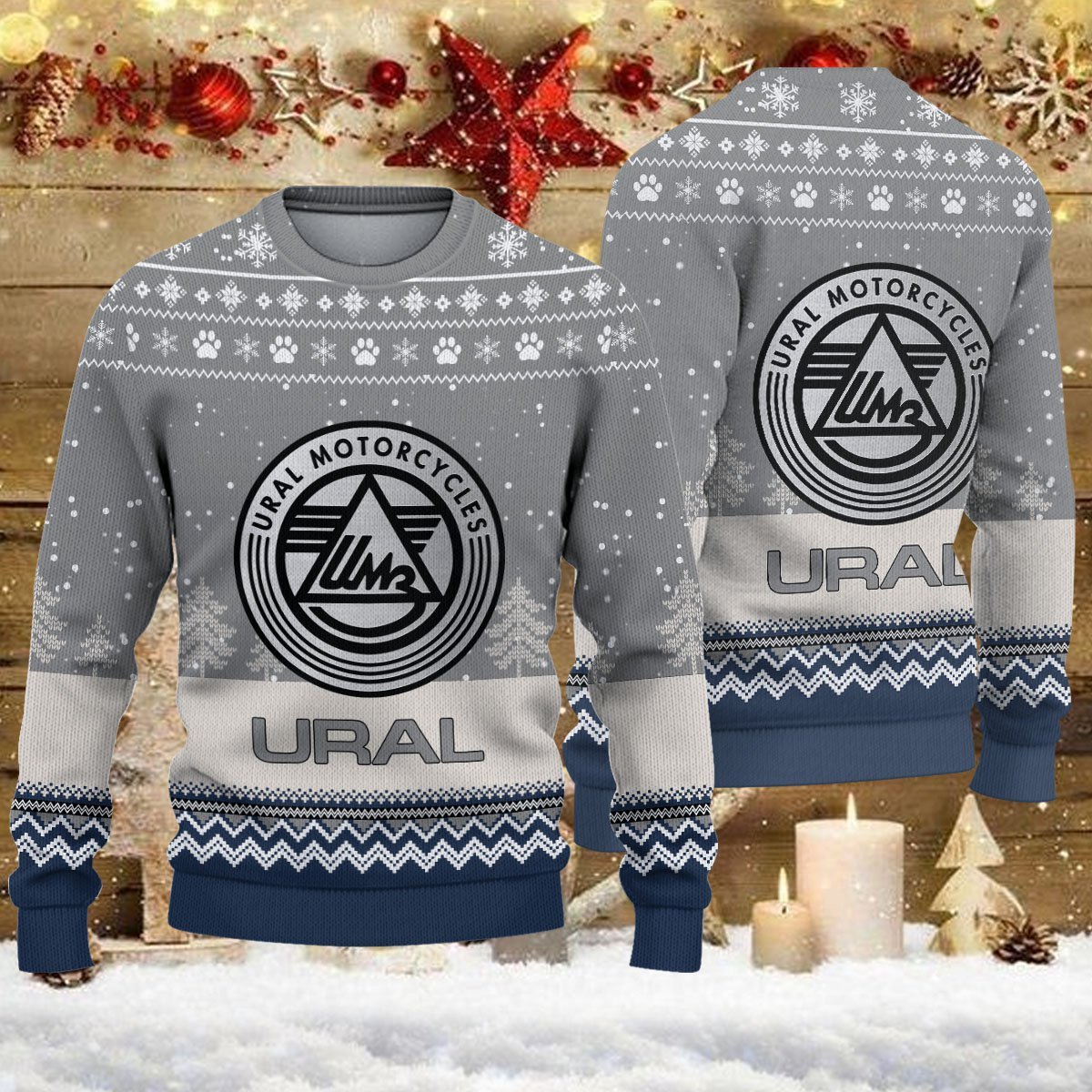 Pull de Noël moche Ural Motorcycles - Ugly Christmas Sweater